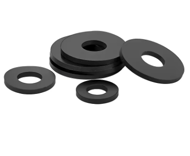 Rubber washers sealing components